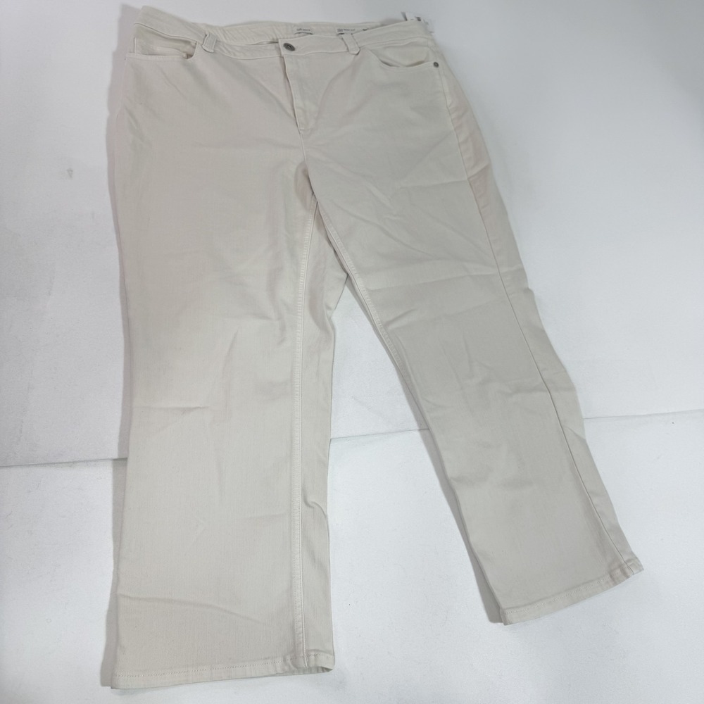 J Jill‎ Jeans Womens 20 Beige Denim Bootcut Ankle Stretch 5 Pocket Light Wash